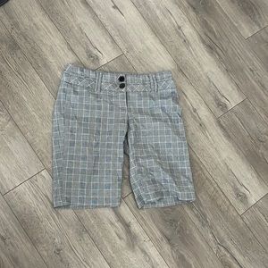 Plaid shorts